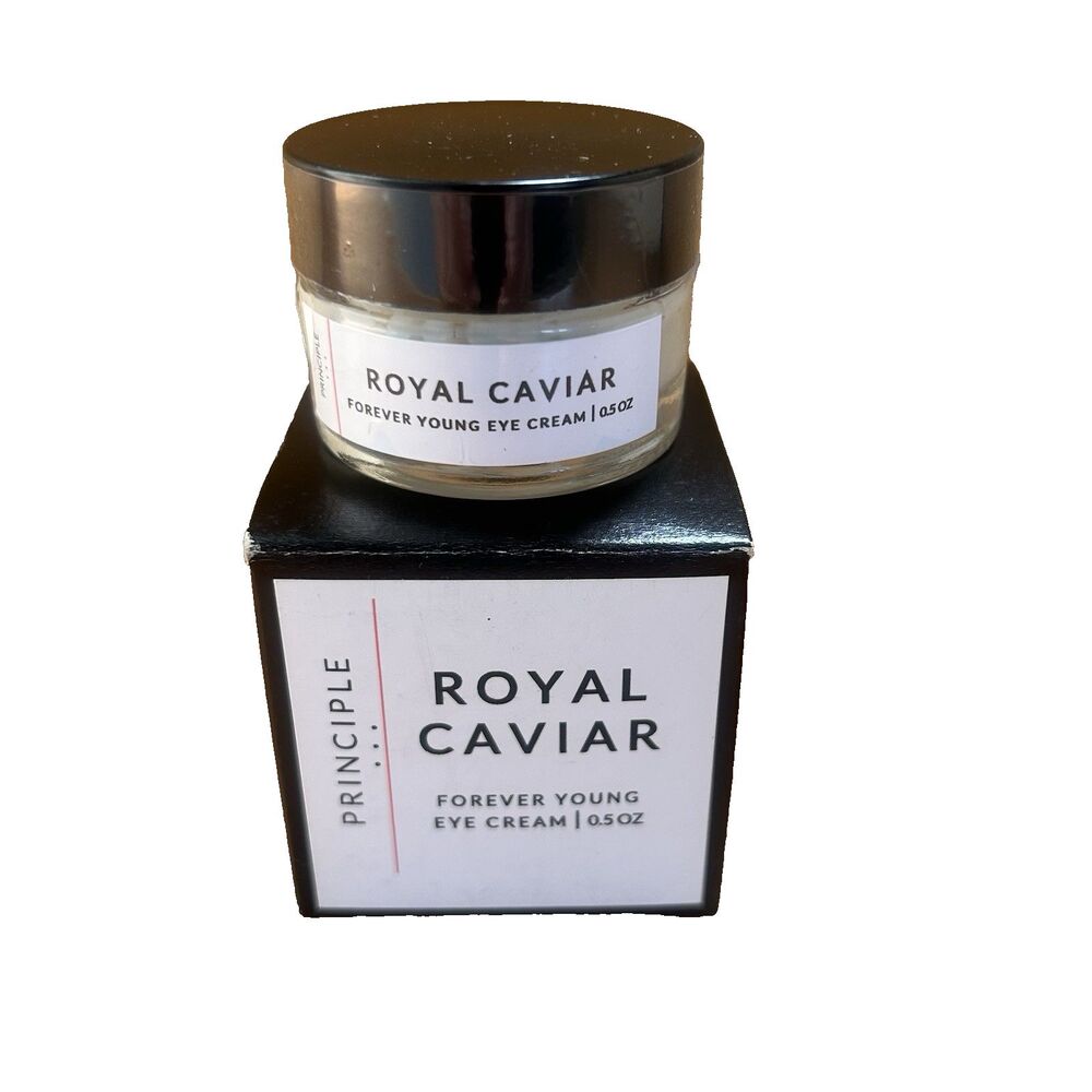 PRINCIPLE Royal Caviar Forever Young Eye Cream Natural Ingredients 0.5 oz New